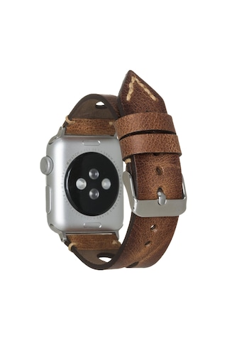 Apple Watch Uyumlu Deri Kordon Ba2 42-44-45mm Tpazaryerief