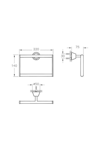 VitrA Matrix A44577 Halka Havluluk Krom