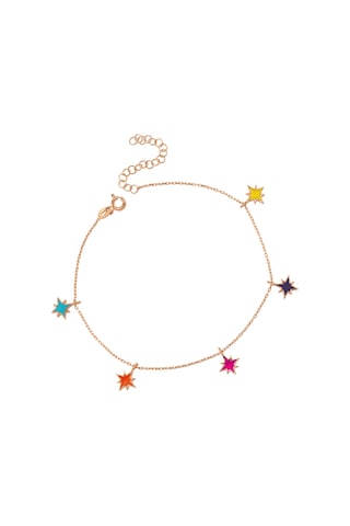 Rose Gümüş Kutup Yıldızları Halhal G02Hlr2 Altınsepeti Rose