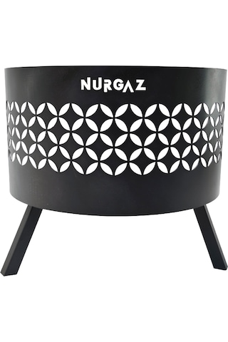 Nurgaz Orman & Bahçe Şöminesi Yıldız Desenli NG OSY