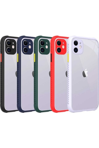 Apple Uyumlu iPhone 11 Kılıf Zore Kaff Kapak-Siyah