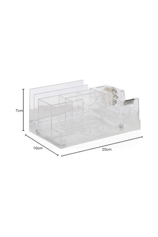 0815 Sef Desk Organizer Bant Kesicili Şeff.