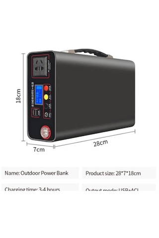 100 W Enerjitem Güneşten Şarj+300w Sessizjeneratör,100.000mah