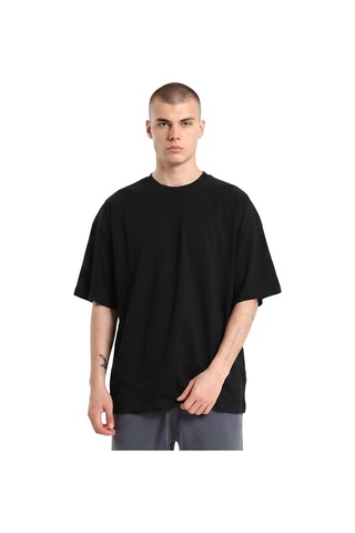 Sportive Corin Oversize Erkek Siyah Günlük Stil T-shirt 26ye0016-syh