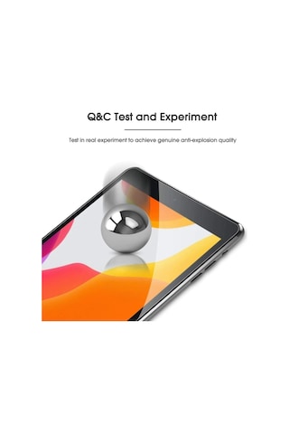 Apple Uyumlu iPad 7. Ve 8. Nesil 10.2 Inç Nano Kırılmaz Ekran Koruyucu Şeffaf Kırılmaz Cam Koruyucu Tam