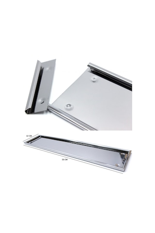 Krom Plakalık Oto Paslanmaz Plakalık Araç Krom Plaka Çerçevesi 424894872
