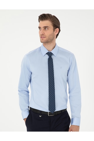 Pierre Cardin Erkek Koyu Mavi Gömlek Basic 50292520-vr032 Koyu Mavi