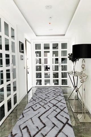 Kahve Gri Kaymaz Tabanlı Kesme Yolluk Koridor Mutfak Salon Halısı