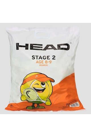 Head Polybag Stage 2 72'li Çocuk Tenis Topu