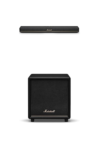 Heston 60 Black Dolby Atmos Soundbar, Wireless Subwoofer