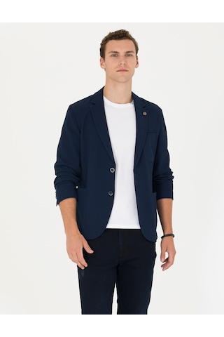 Pierre Cardin Erkek Lacivert Ekstra Slim Fit Blazer Ceket 50269735-vr033 Lacivert