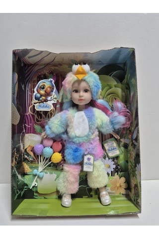 Ctoy Kostümlü Oyuncak Bebek Seti Peluş Kuş Kostümlü Koleksiyonluk Bebek Ctoy-qj183a