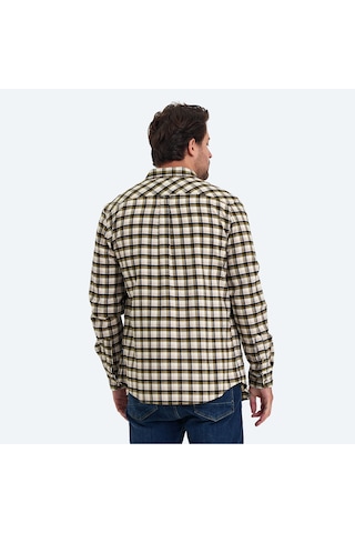 The Crow MANCHESTER Erkek Haki Gömlek