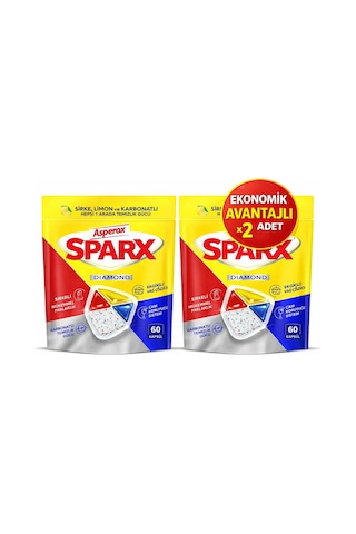 Asperox Bulaşık Makinesi Tableti 60'lı X 2 Adet