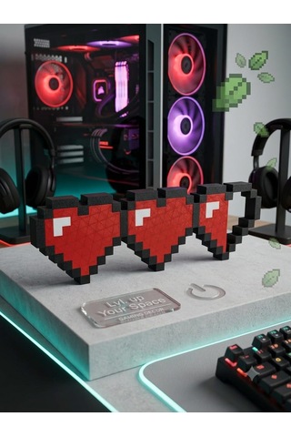 Pixel Kalp Dekor Diğer