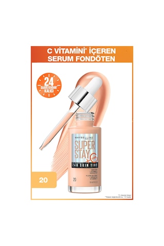 Maybelline Super Stay Skin Tint Fondöten - 20