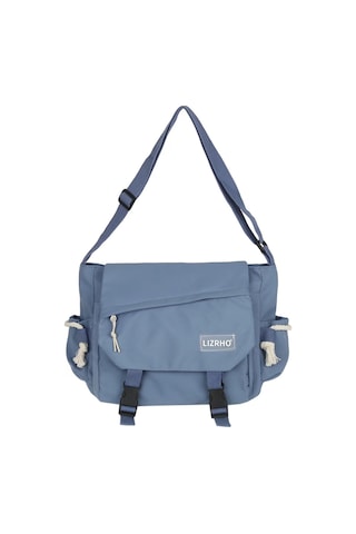 Mufunye Beyaz Nylon Tek Askılı Çanta - Geniş Hacimli Sırt Çantası, Çanta İşi Detaylı, Sokağa Yönelik Stil, Zip Açılışlı Öğrenci Çantası Beyaz