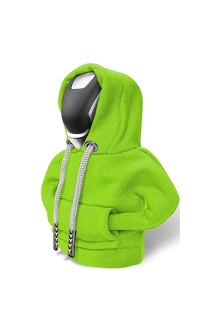 Geeksen Araba Vites Kolu Koruyucu Kılıfı - Hırka Desenli İç Dekor Aksesuarı Yeşil Renk