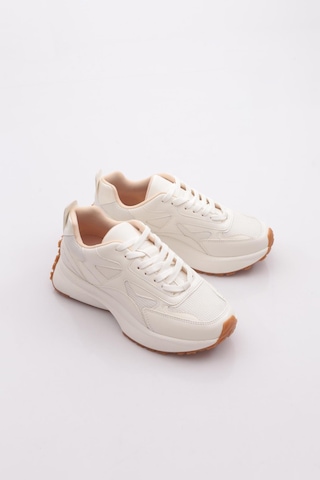 Dgn 83144 Kadin Sneaker Ayakkabi Beyaz