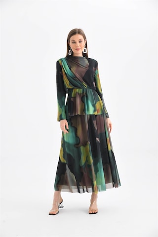 Ftz Women Kadın Likra Tül Takım Yeşil-yeşil Yeşil