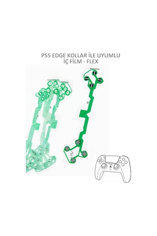 Playstation 5 Ps5 Edge Kollar İle Uyumlu İç Film Flex