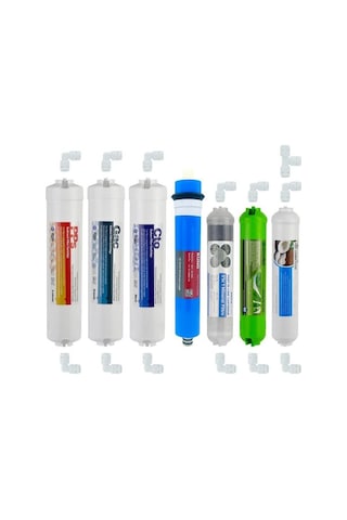 Kapalı Kasa Su Arıtma Cihazı 7 Li Inline Filtresi Seti 11 Aşamalı 525069460