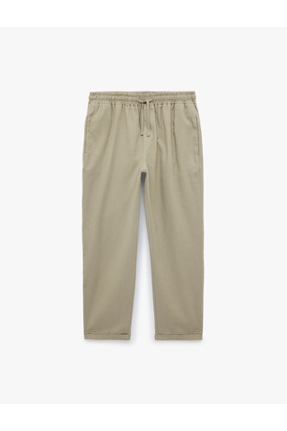 Koton Slim Fit Keten Karışımlı Cepli Beli Lastikli Bağcıklı Pantolon Gri 6sam40169hw