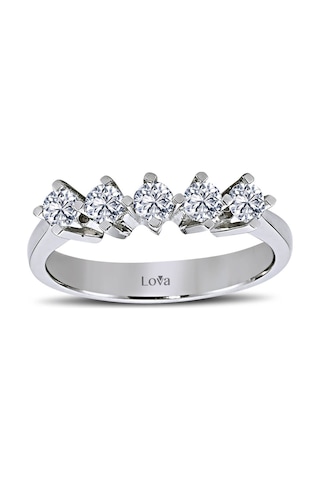 Lova G Renk 0,55 Karat Pırlanta Beştaş Yüzük - 1010071