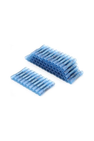 Koodmax - 10 Adet - Bht-2 Isıyla Daralan Makaron 27a 1.5-2.5mm² Su Geçirmez Konnektör - Mavi
