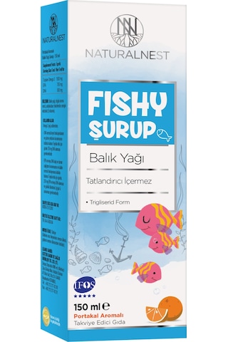 Natural Nest Fishy Balık Yağı Şurubu 150 Ml