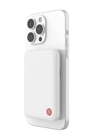 Nillkin NKT21 Magsafe 5000 mAh Taşınabilir Şarj Cihazı Powerbank Beyaz