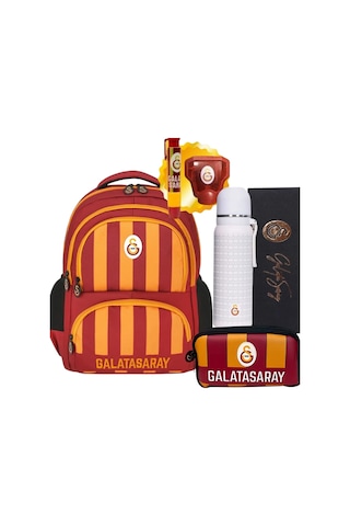 Okul-sırt Çantası , Çift Gözlü Kalem Çantası Lisanslı Bardaklı Çelik Termos Premium Set Mor