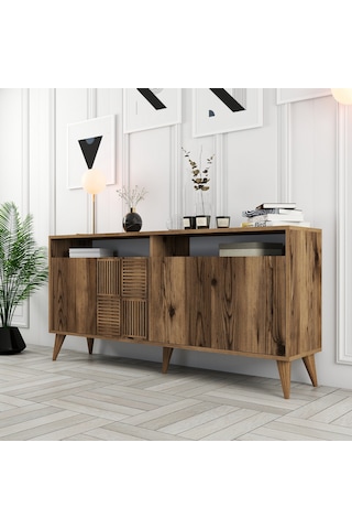 Milan 160cm Konsol - Ceviz / Ceviz