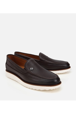 Hotiç Erkek Deri Kahverengi Delikli Hafif Tabanlı Klasik Loafer 02ayh324910a480 02ayh324910a480