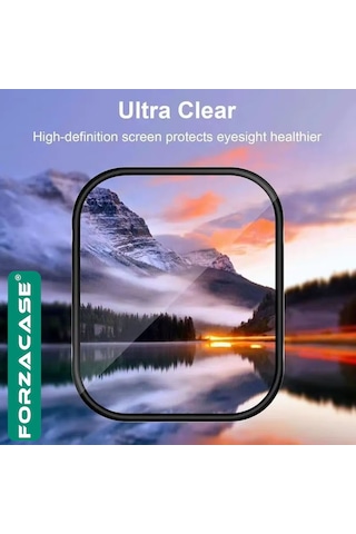 Forzacase Huawei Watch D2 İçin Çerçeveli Tam Kaplayan 3d Pet Ekran Koruyucu Film - Fc016