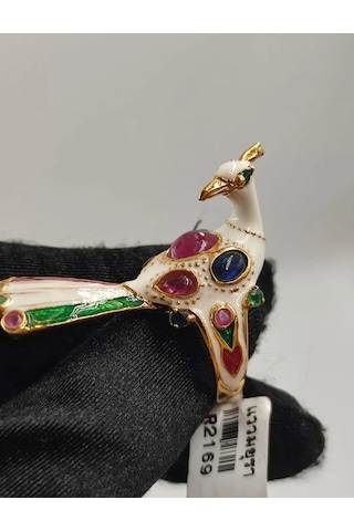 925 Gümüş Mine İşlem Yüzük 249 Altın