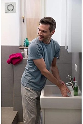 Banyo Havalandırma Fanı, 1300 Serisi İle 100 Mm Çapında Etkili Havalandırma Açık Ahşap