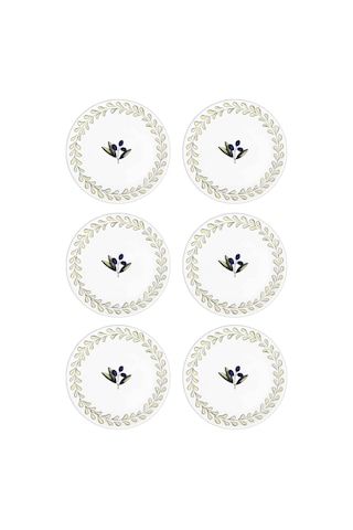 The Mia Olivos Servis Tabağı 6lı Set 26 Cm Ovs0004 Çok Renkli