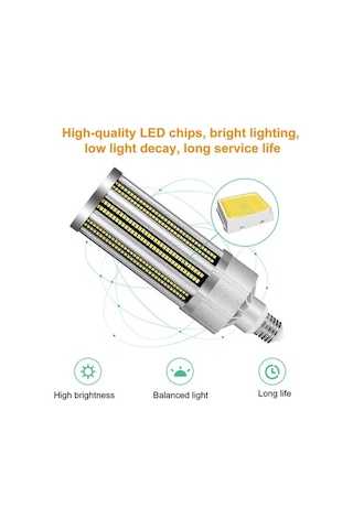 Fortunelane 15w E27 Led Mısır - 6000k Soğuk Beyaz, 110-277v, Alüminyum, Tasarruflu İç Aydınlatma Diğer