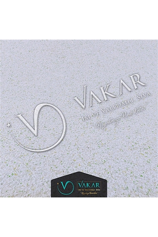 Vakar Premium Canli Siva Magic 16 2kg Paket BEYAZ ZEMiN YEŞiL VE AÇIK YEŞiL DESEN
