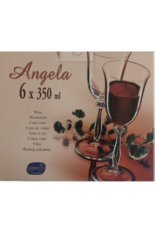 Bohemia 6 Parça Cristal Angela Kadeh Seti 350 Ml