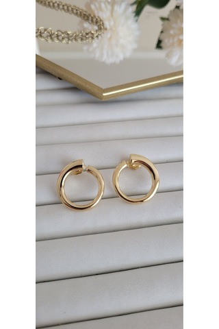 Özel Seri 14 K Ringo Küpe Gold