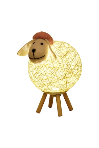 Yifomall Küçük Kuzu Şekilli Usb Şarjlı Led Gece Lambası, Dimmable Fonksiyonlu, Pembe, Orta Boy, Tuşlu Açma-kapama Pembe