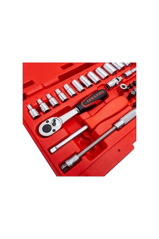 İzeltaş 14000005133 1/4'' Altı Köşe Mini Lokma Anahtar Ve Bits Set 45 Parça