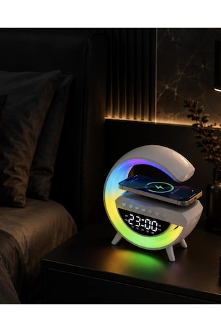 Northcity Kablosuz Rgb Bluetooth Hoparlör Usb Fm Ve Aux Destekli Taşınabilir Ses Sistemi