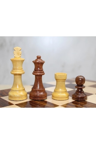 Bfs Özel Vernikli Mıknatıs Taşlı Ahşap Katlanabilir Kutulu Satranç Oyunu 17.5 Cm G221