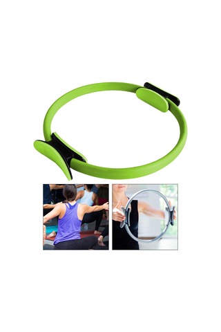 Suntek Pilates Ring Tonlama Uyluk Bacaklar Direnç Yoga Yeşil Yeşil