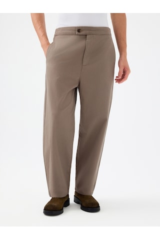 Baggy Fit Erkek Pantolon Vizon