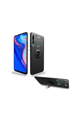 Huawei Y9 Prime 2019 Kilif Yüzüklü Magnetli Ravel Case 389753191