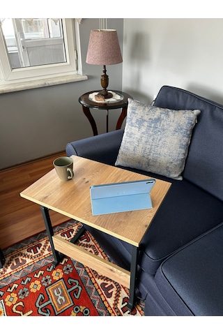 60x40 Yükseklik Ayarlı Çalışma Masası,hasta Yemek Masası Ceviz